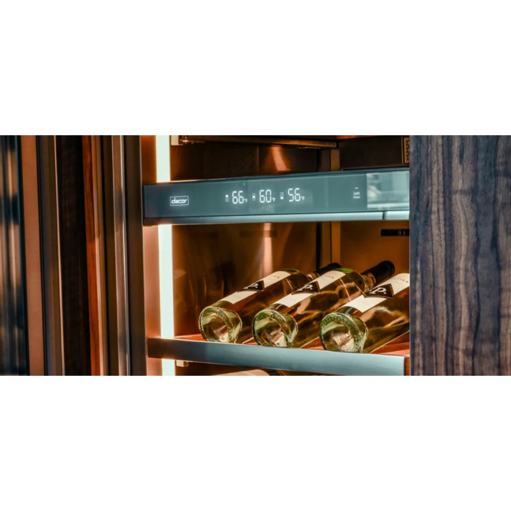 Dacor 24-Inch Contemporary Integrated Wine Column - DRW24980RAP/LAP - Image 13