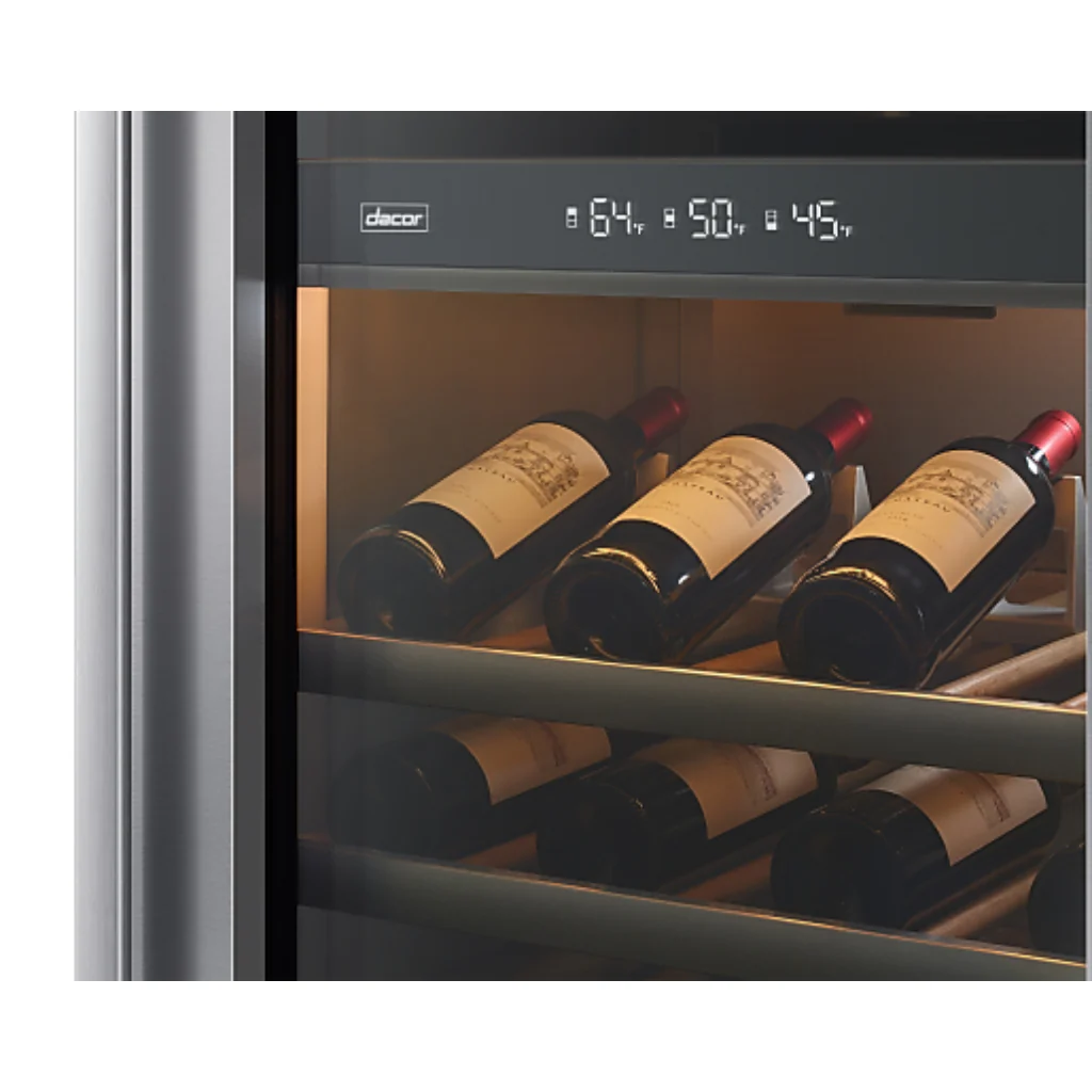 Dacor 24-Inch Contemporary Integrated Wine Column - DRW24980RAP/LAP - Image 9
