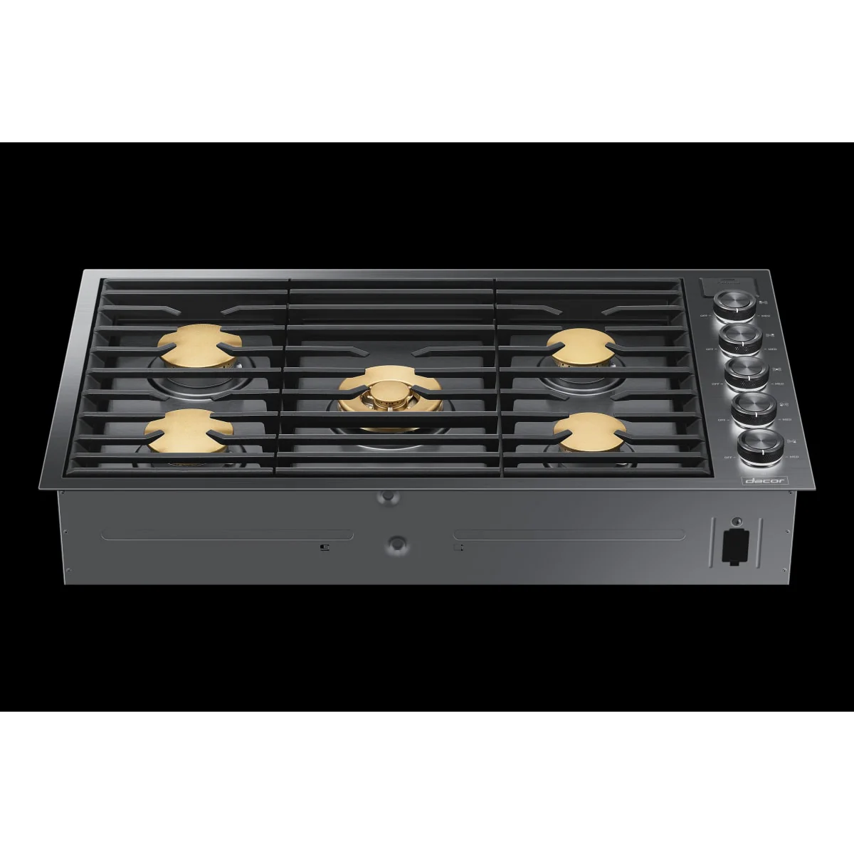 Dacor 36-Inch Contemporary Gas Cooktop, Graphite Stainless, NG/LP - DTG36M955FM - Image 4