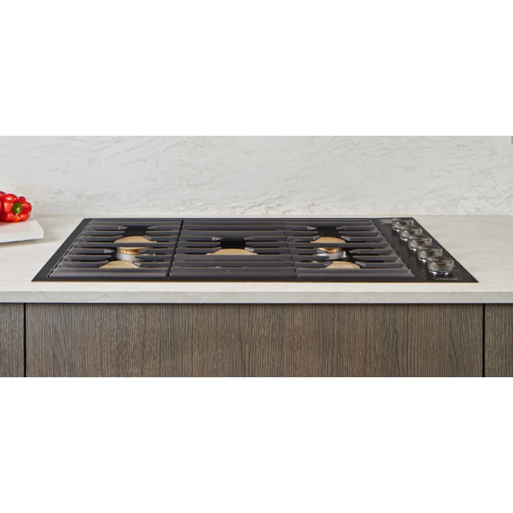 Dacor 36-Inch Contemporary Gas Cooktop, Graphite Stainless, NG/LP - DTG36M955FM - Image 9