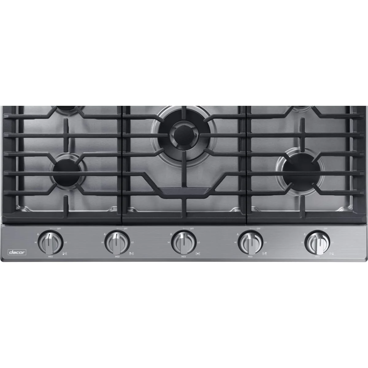 Dacor 36-Inch Transitional Gas Cooktop, Silver Stainless, NG/LP - DTG36P875NS - Image 5