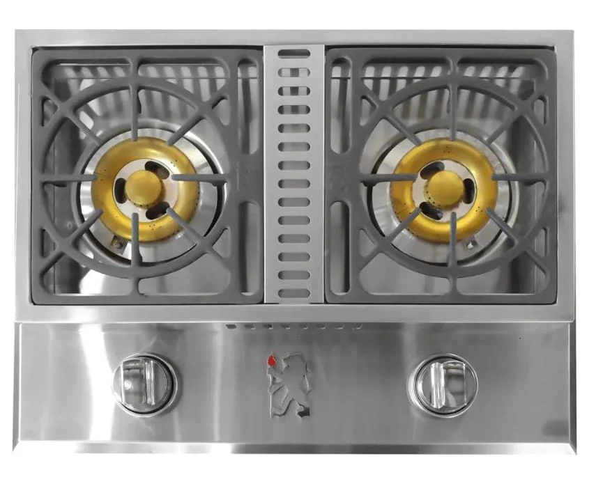 Lion Premium Grills 26-Inch Stainless Steel Drop In Natural Gas Double Side Burner – L1634 - Image 4