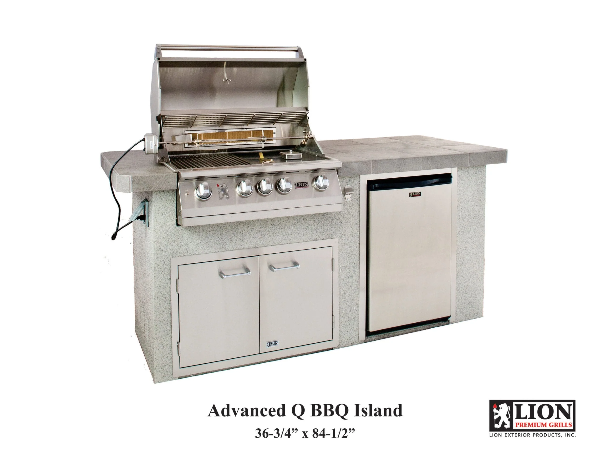 Lion Premium Grills Advanced Q BBQ Island - Image 4