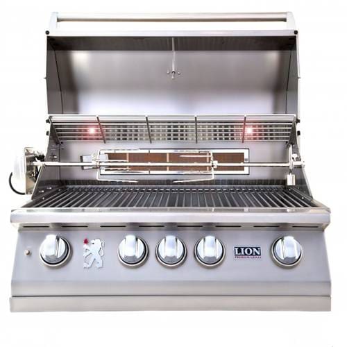 Lion Premium Grills L75000 32-Inch Stainless Steel Built-In Natural Gas Grill – 75623 - Image 3