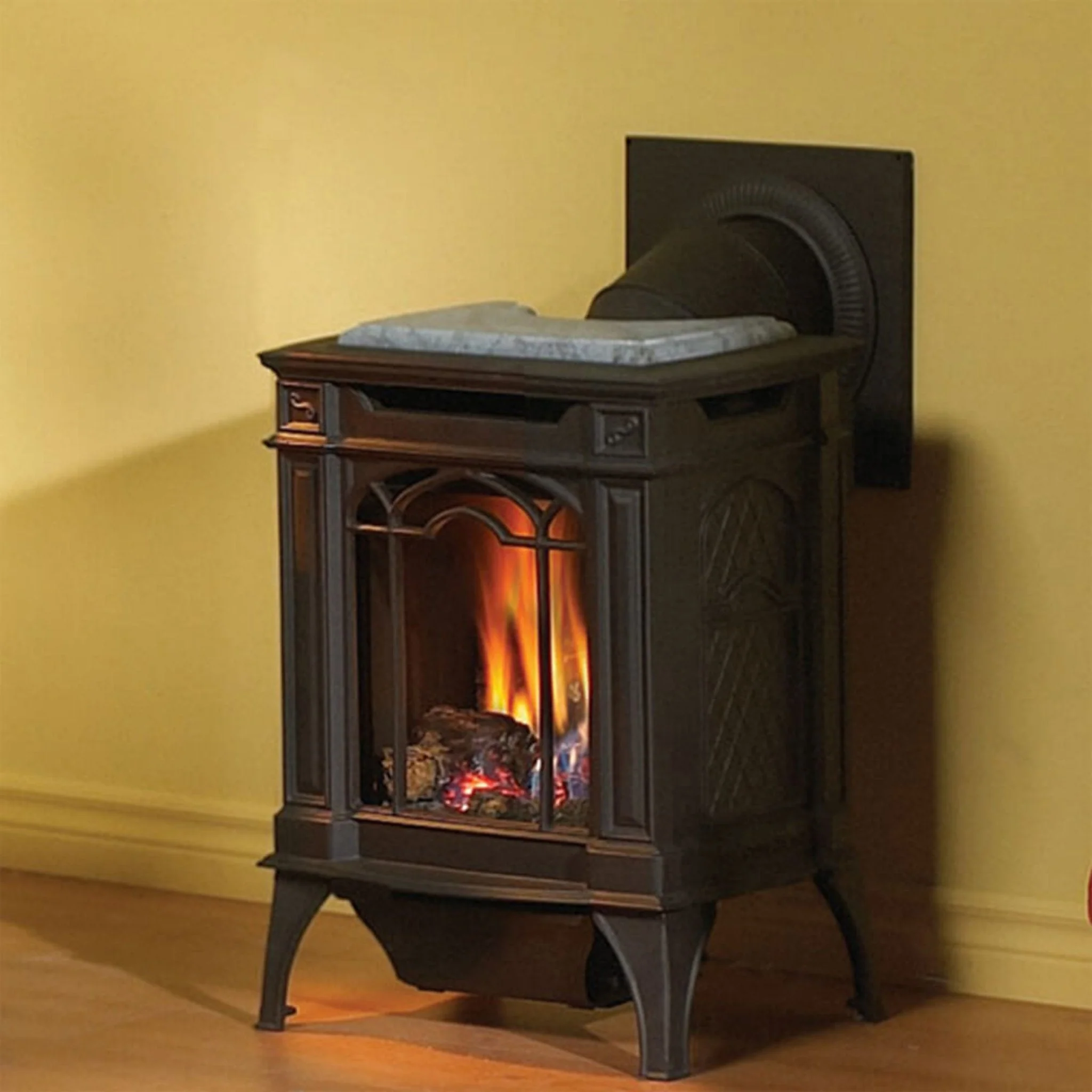 Napoleon Arlington 20 Cast Iron Millivolt Ignition Natural Gas Stove, 19" [GDS20NSB] - Image 3