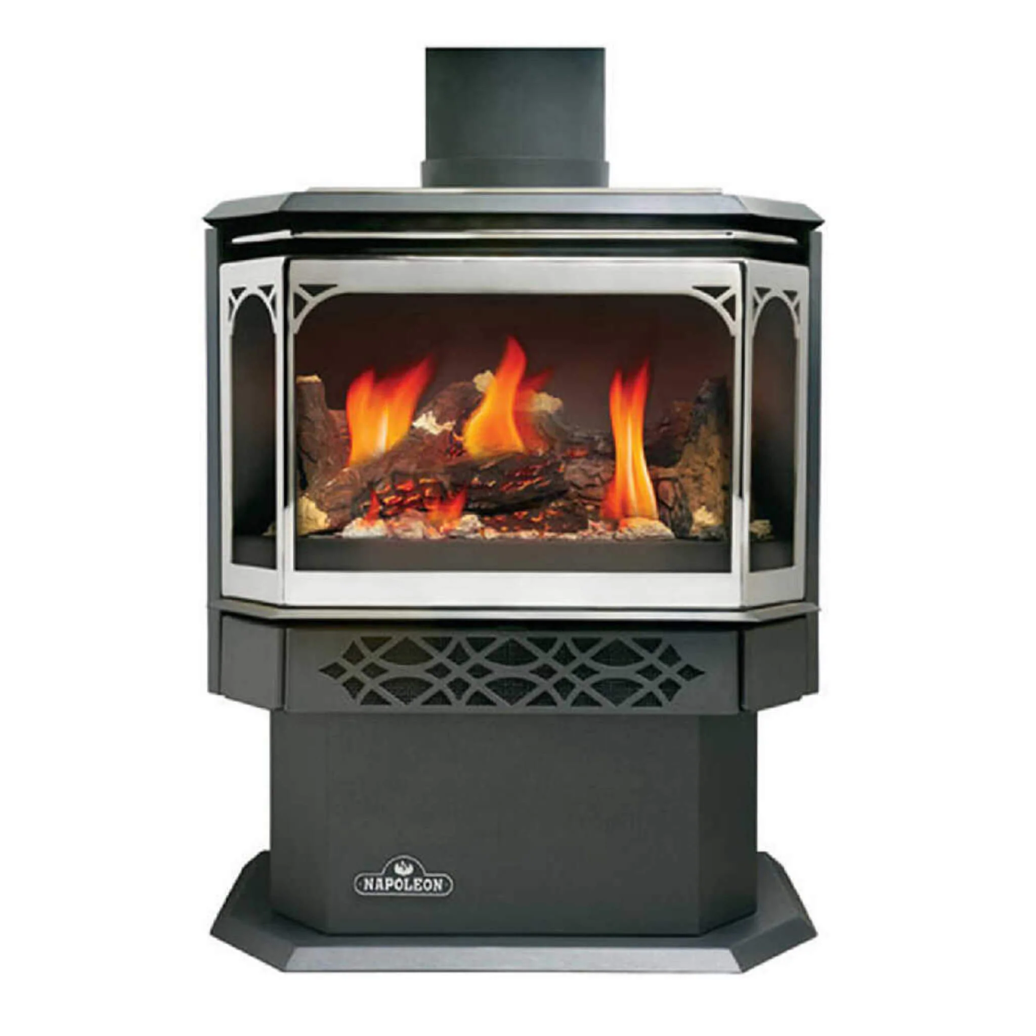 Napoleon Haliburton 50 Direct Vent Millivolt Ignition Compact Natural Gas Stove, 22" [GDS28-1NSB] - Image 4