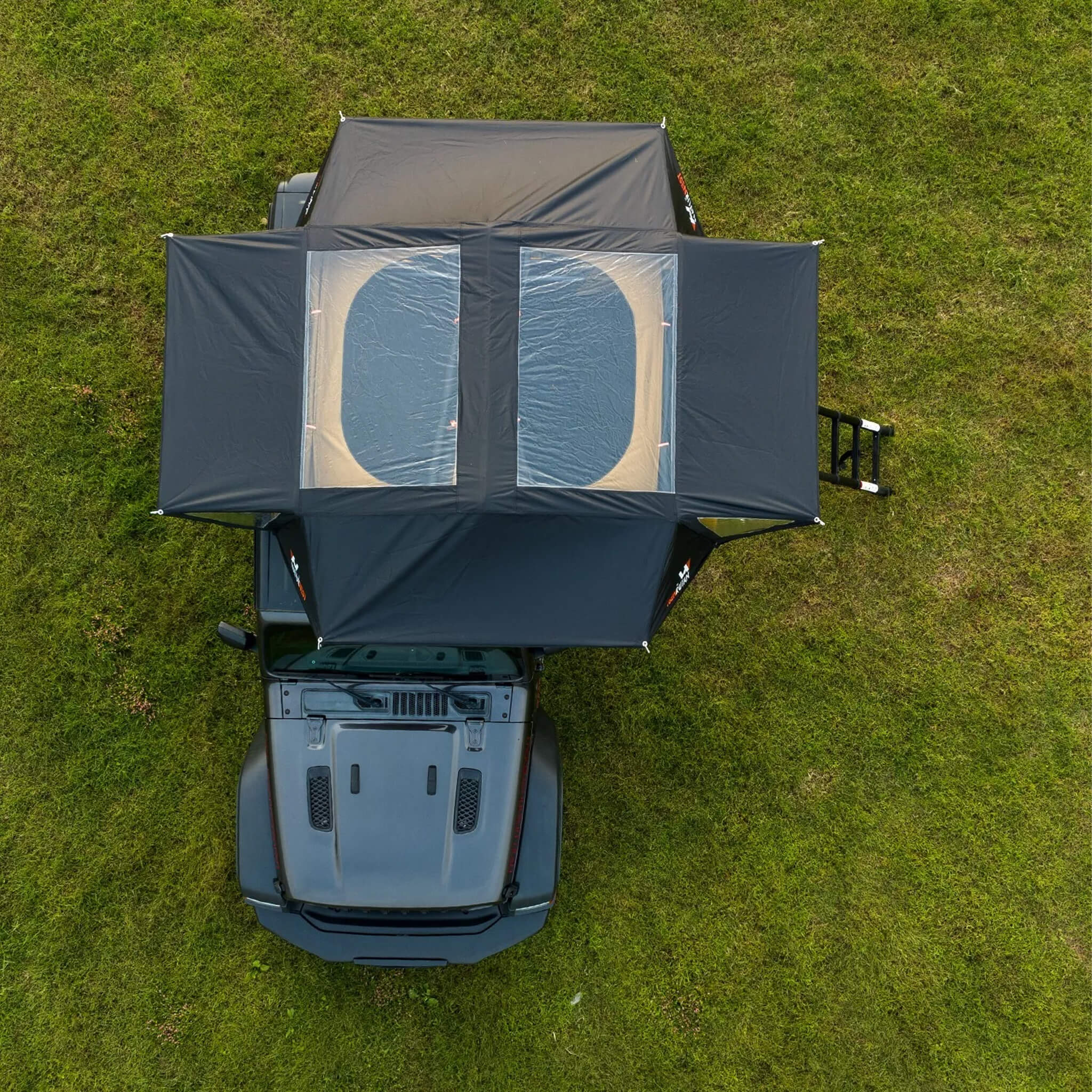 Naturnest Andromeda Khaki Soft Shell Rooftop Tent With Large Panoramic Skylight & YKK Doors (SAK72384) - Image 15