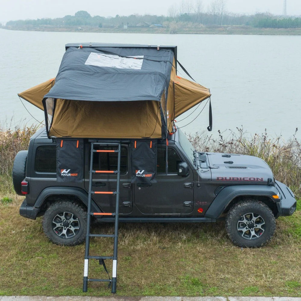 Naturnest Sirius 2 Premium 3XL 4-Person Clamshell Roof Top Tent (SAK91382) - Image 14