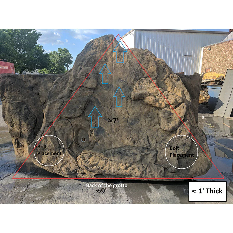 Universal Rocks "Grotto" Swimming Pool Waterfall - Image 8